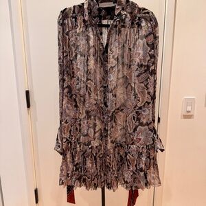 Zimmermann - Scarf Mini Dress - Size 0 (XS)